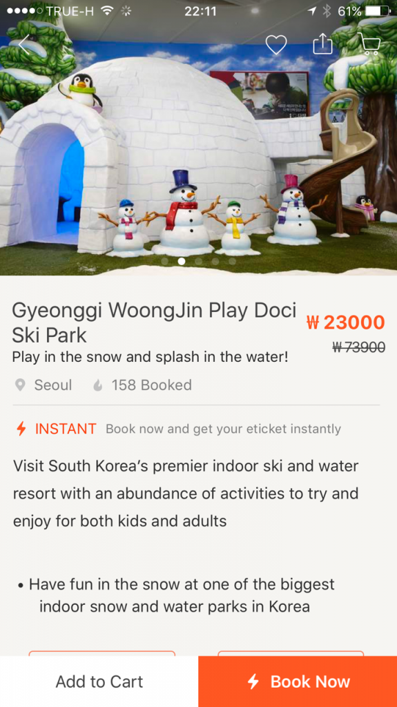 ราคา Woongjin Playdoci Indoor Ski klook